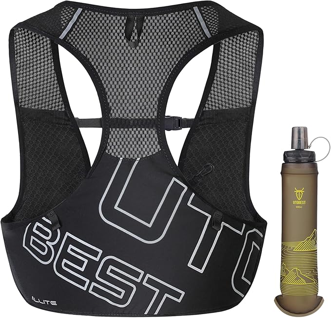 Running Vest for Women Men, Ultra-Light Minimalist Hydration Vest, Breathable Reflective Running Gear for Trail Hiking Jogging