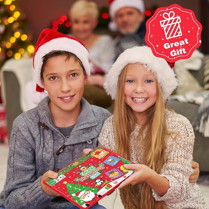 zheyistep 100 PCS Christmas Matching Game for Kids Toddlers Merry Christmas Memory Game, Winter Match Game Concentration Card Game for Boys Girls Preschool Learning Activities