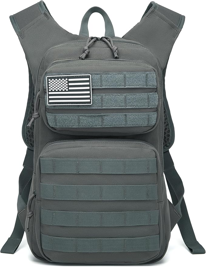 wotony Hydration Backpack with Water Bladder for Hiking Tactical Hydration Pack for Men Women Molle Water Backpack for Hiking