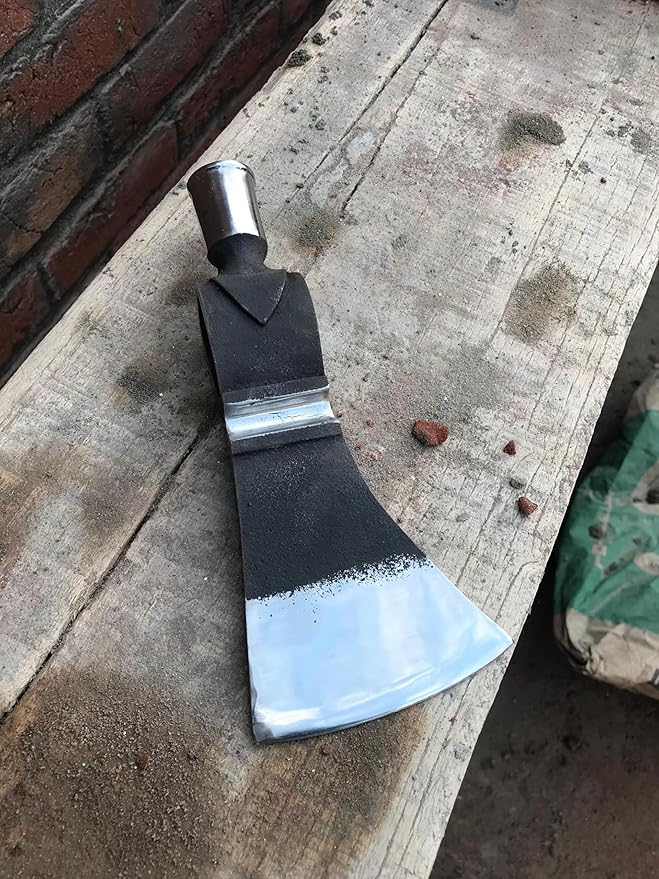 WHS201 Viking Axe Head, Custom Hand Forged Viking Axe Real Head, Tomahawk Viking Hatchet Beared Camping Axe Blade, 5160 HIGH Carbon Steel Blade, Viking Gift for Him - Christmas Gift (Ax)