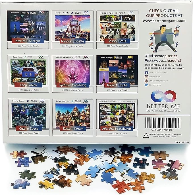 Better Me Our National Parks 1000-Piece Puzzle - USA National Parks Jigsaw Puzzle, Featuring Acadia, Yellowstone, Zion, Arches, Crater Lake, Mount Rainier, and More, National Park Gift (1000 Pieces)