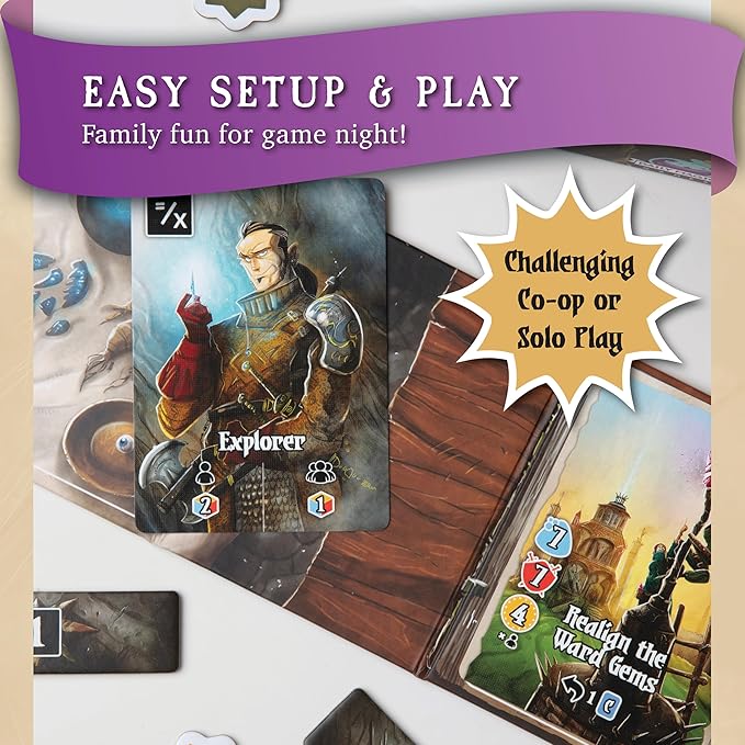 Valeria Card Kingdoms Darksworn Expansion: Cooperative Saga Adventure Board Game - Daily Magic Games