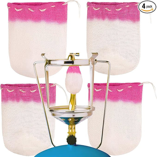 Propane Lantern Mantles - U Shape Mantles for Gas Lamp Oil Gas Lantern Covers for Outdoor Camping & Emergency Lighting | Long-Lasting, Bright Light Output 4 Pcs