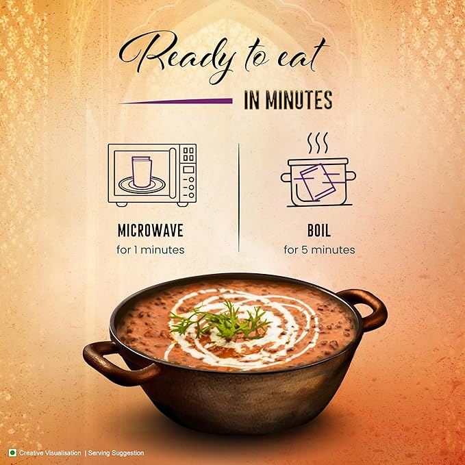 Kitchens Of India Ready To Eat Dal Bukhara, Black Gram Lentil Curry, 10-Ounce Boxes (Pack of 6)