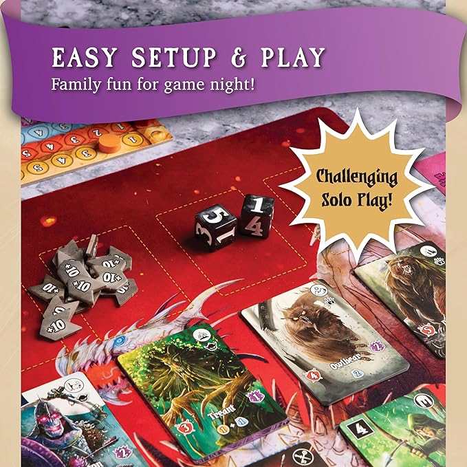 Valeria Card Kingdoms Board Game - Strategy & Dice Rolling with Resource Management - Fun for Teenagers, Adults, Family Game Night - Ages 10+, 1-5 Players