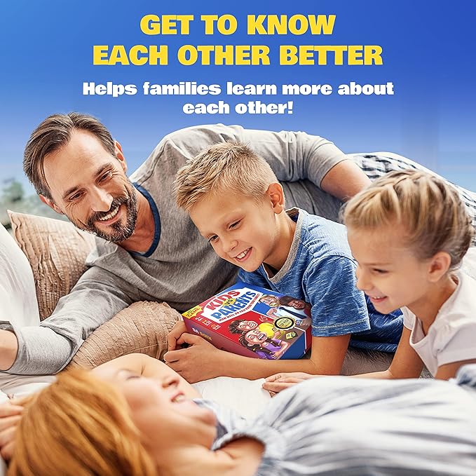 Kids VS Parents ??A Hilarious Family Game with Conversation Starters & Fun Challenges ??Card Game for Kids, Teens & Adults | Perfect for Game Night, Travel, or Gifts