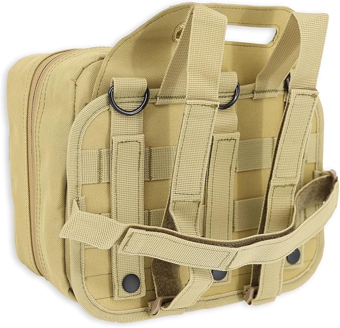 Lightning X Premium Rip-Away Individual First Aid Kit for Vehicle Head Rest - TAN