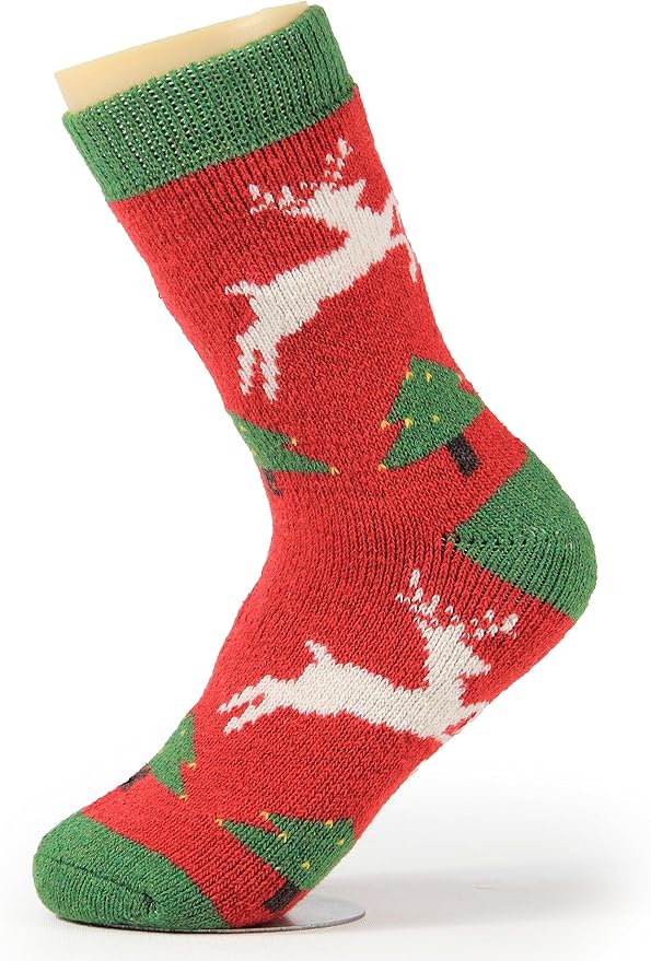BomKinta Boot Socks for Women Winter Solid Thick Warm Socks Cozy Crew Socks Christmas Gift