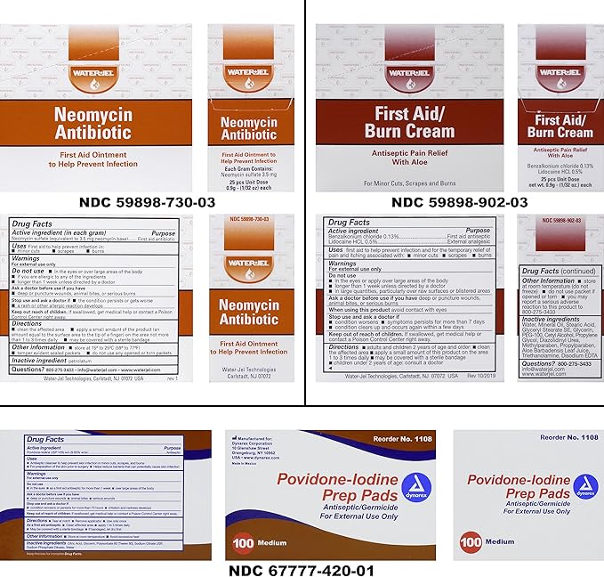 MFASCO First Aid Car Kit - Outdoor First Aid Kit for Emergencies, Compact First Aid Kit Car Essential for Travel & Camping, Easy-to-Refill, First aid Companion for Home, car, or Outdoor Adventures