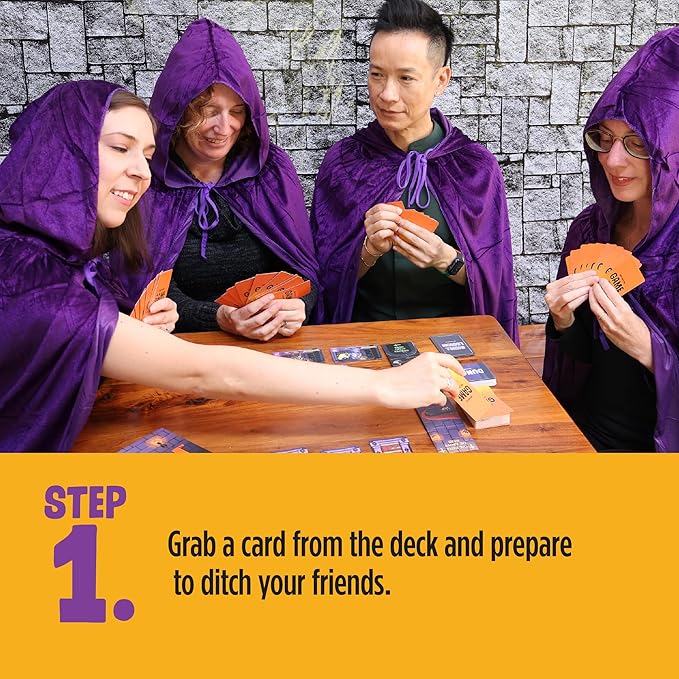Ridley's Selfish: Dungeon Edition ??Fantasy Dungeon Crawl Card Game for Adults, Teens & Kids 10+, Survival Strategy 2-5 Players, Fast-Paced Party Activity for Fans of The Traitors
