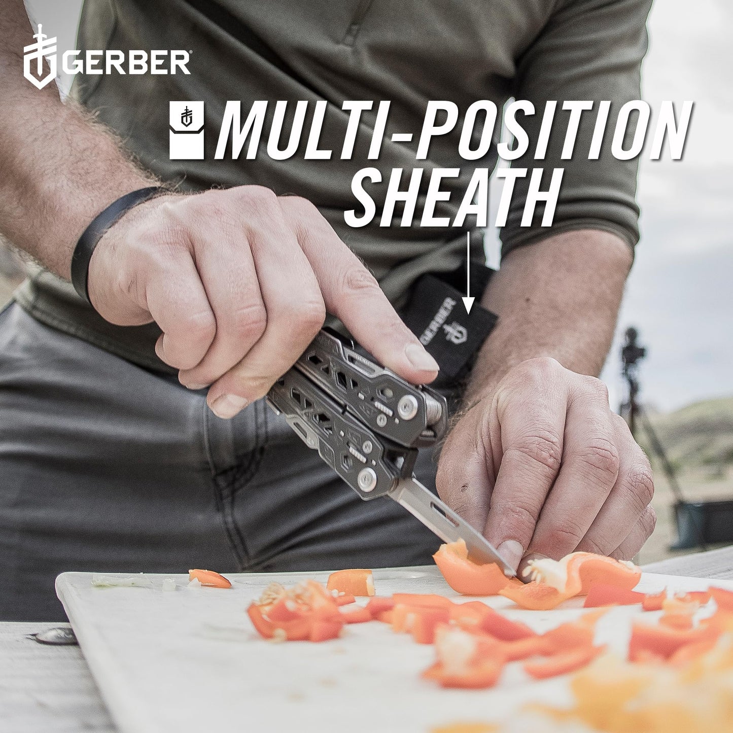 Gerber Gear Truss 17-in-1 EDC Needle Nose Pliers Multi tool - includes Pocket Knife, Screwdriver
