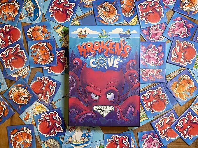 Kraken?™s Cove ??Memory & Strategy Game for Kids & Families | Quick Play Ocean Adventure Game | Ages 5+ | 1-3 Players | Under 15 Minutes