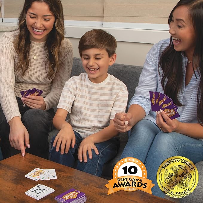 PlayMonster Five Crowns ??The Game Isn't Over Until the Kings Go Wild! ??5 Suited Rummy-Style Card Game ??For Ages 8+