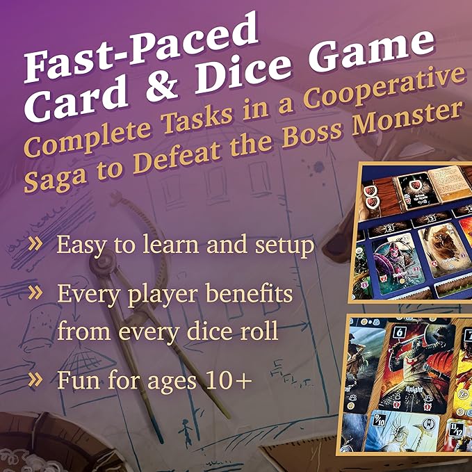 Valeria Card Kingdoms Darksworn Expansion: Cooperative Saga Adventure Board Game - Daily Magic Games