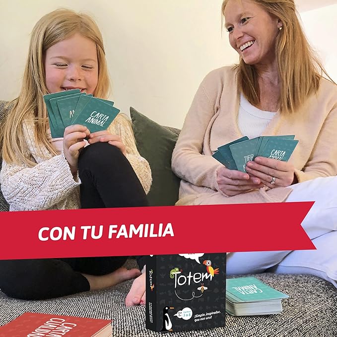 Totem Español El Juego de Sentirse Bien ??Juego de Cartas de Terapia y Team Building para Niños, Adultos y Familias, Ideal para Consejería, Mindfulness y Autoestima (Original Edition-Spanish Box)