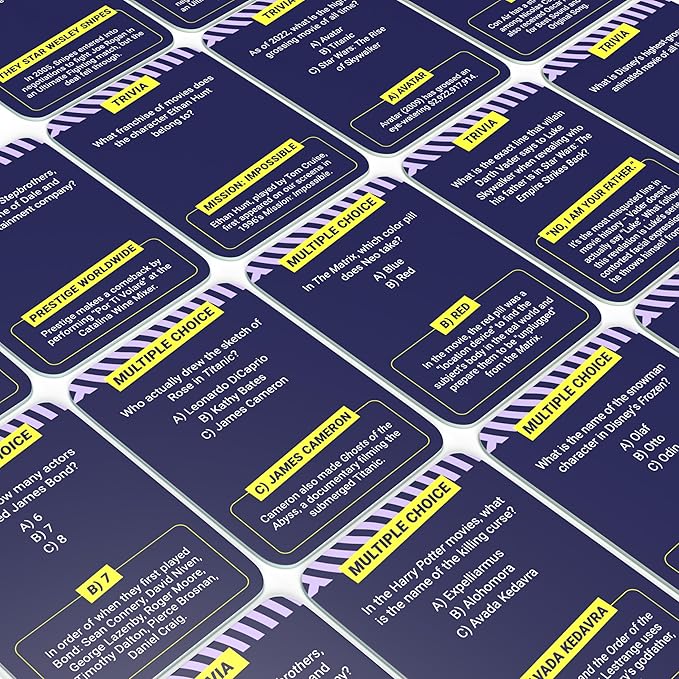 iykyk Movies - Ultimate Movie Quiz Game - 150 Cards Covering Classic Movies to Modern Blockbusters - Twist on Classic Quiz - Ideal for Game Nights and Travel - Show Off What You Know About Movies