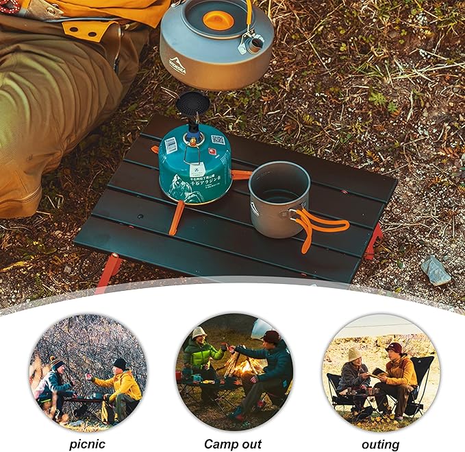 Widesea Camping Burner Stove 3300W Outdoor Gas Stove Small Backpacking Stoves Portable Bottletop Backpacking Stove Portable Tourist Survival Bushcraft Kitchen