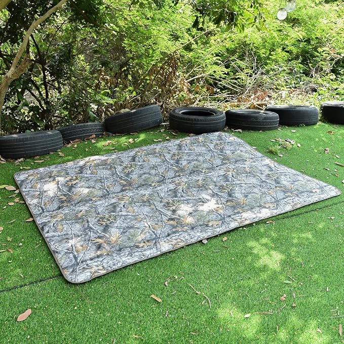 Poncho Liner Military Outdoor Camping Blanket for Travel, Beach, Grass, Picnic, Car Emergency, Outdoor, Survival