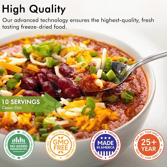 Numanna Grab-n-Go Bucket ??80 Servings, 12 lbs | Freeze-Dried Premade Meals | Ready-to-Eat Breakfast & Dinner | Non-Perishable, 25+ Year Shelf Life | Emergency & Survival Food Kit | Made in USA | Pack of 1