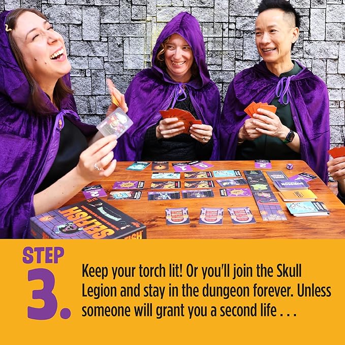 Ridley's Selfish: Dungeon Edition ??Fantasy Dungeon Crawl Card Game for Adults, Teens & Kids 10+, Survival Strategy 2-5 Players, Fast-Paced Party Activity for Fans of The Traitors