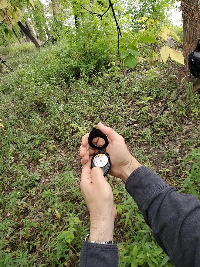 Coghlan’s Outdoor Compasses – Lightweight, Durable Navigation Tools for Hiking, Camping, Orienteering & Survival with Map, Wrist, Lensatic, LED, and Carabiner Options