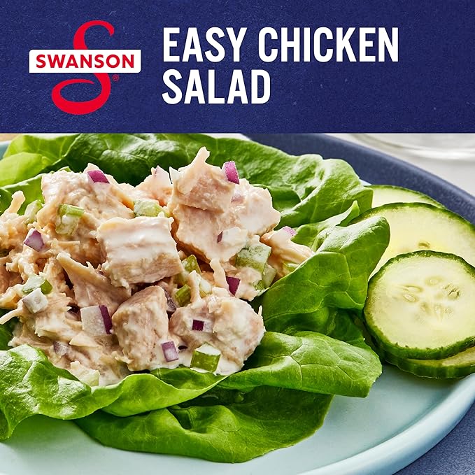 Swanson White and Dark Premium Chunk Canned Chicken Breast in Water, 9.75 OZ Can (Case of 12)
