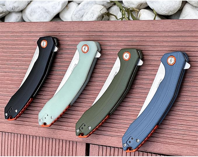 CJRB Folding Knife Gobi (J1906) AR-RPM9 Powder Steel G10 Handle EDC Knife Pocket Knife Blue