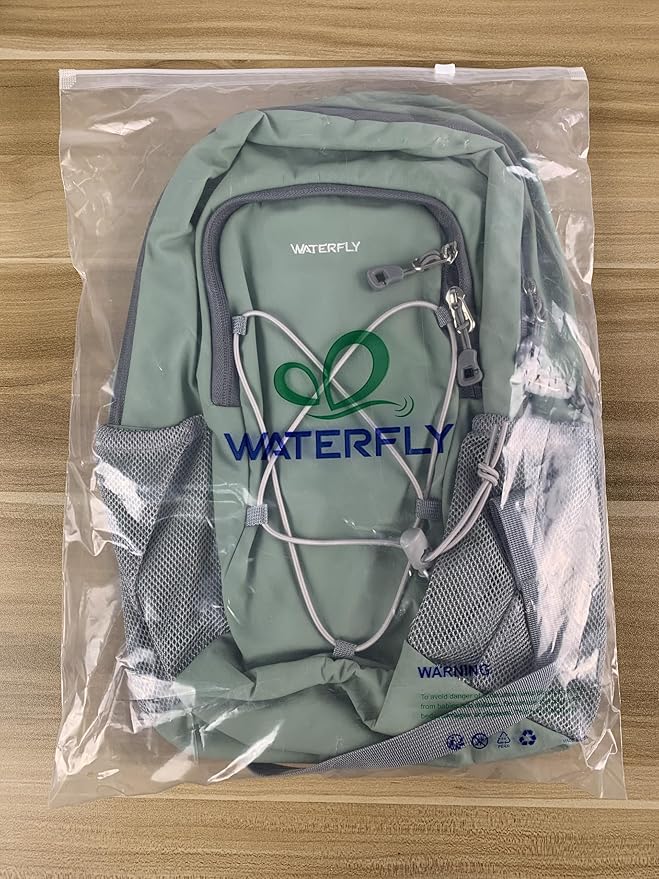 WATERFLY 12L Small Hiking Backpack: Day Pack Lightweight Travel Bag Camping Fitness Cycling Outdoor Sports Daypack For Women Men