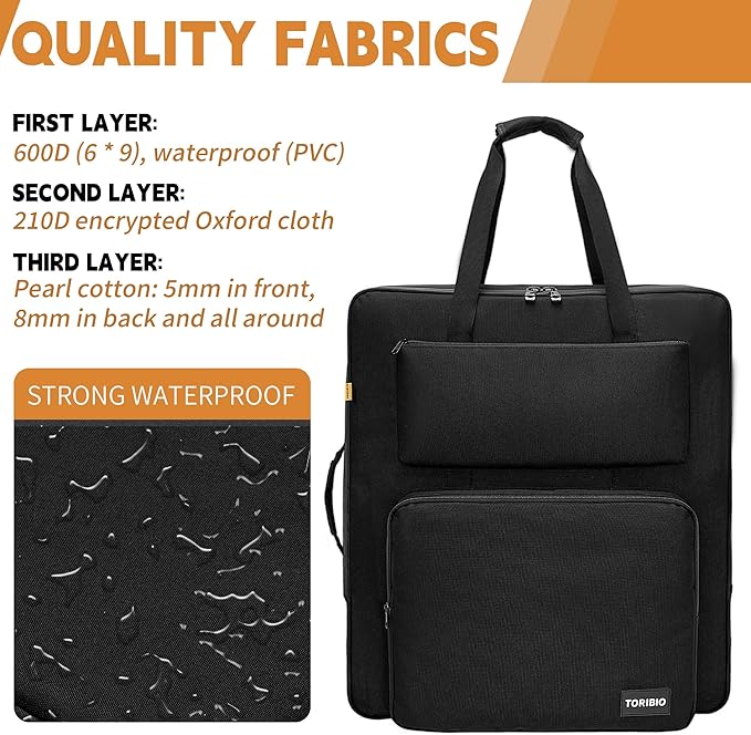 Solar Panel Travel Bag, Padded Portable Solar Panel Storage Bag Compatible with Jackery SolarSaga 100W, Water-resistant Protective Carrying Pocket Case for Outdoor Camping Travel