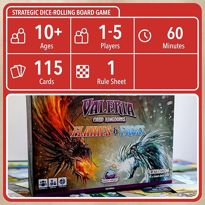 Valeria: Card Kingdoms - Flames & Frost Expansion