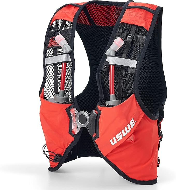 USWE Pace - Running Vest Hydration Pack with 2 x 500ml UltraFlask, Backpack for Men and Women
