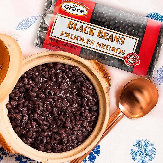 Grace Dried Beans (12 oz Bag) (Black Beans (3 Bags))
