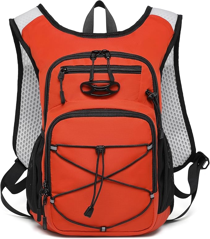 Wotony Lightweight Hydration Backpack with 2LOR 3LWater Bladder for Cycling Hiking Rave - Water Daypack for Men Women