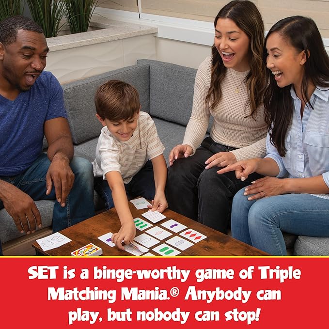 PlayMonster Set Card Games for Kids - Travel Case Bundle, Cards Included, Fun Family Games, Travel, Memory, Learning, Multi-Player, Ages 6+