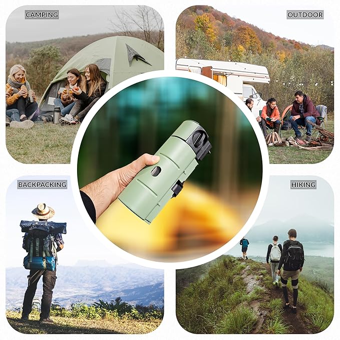 Roamix 17,700 BTU Foldable Butane Camping Stove ??5,200W Portable Gas Burner with Carrying Bag for Outdoor Cooking, Backpacking & Emergency Use
