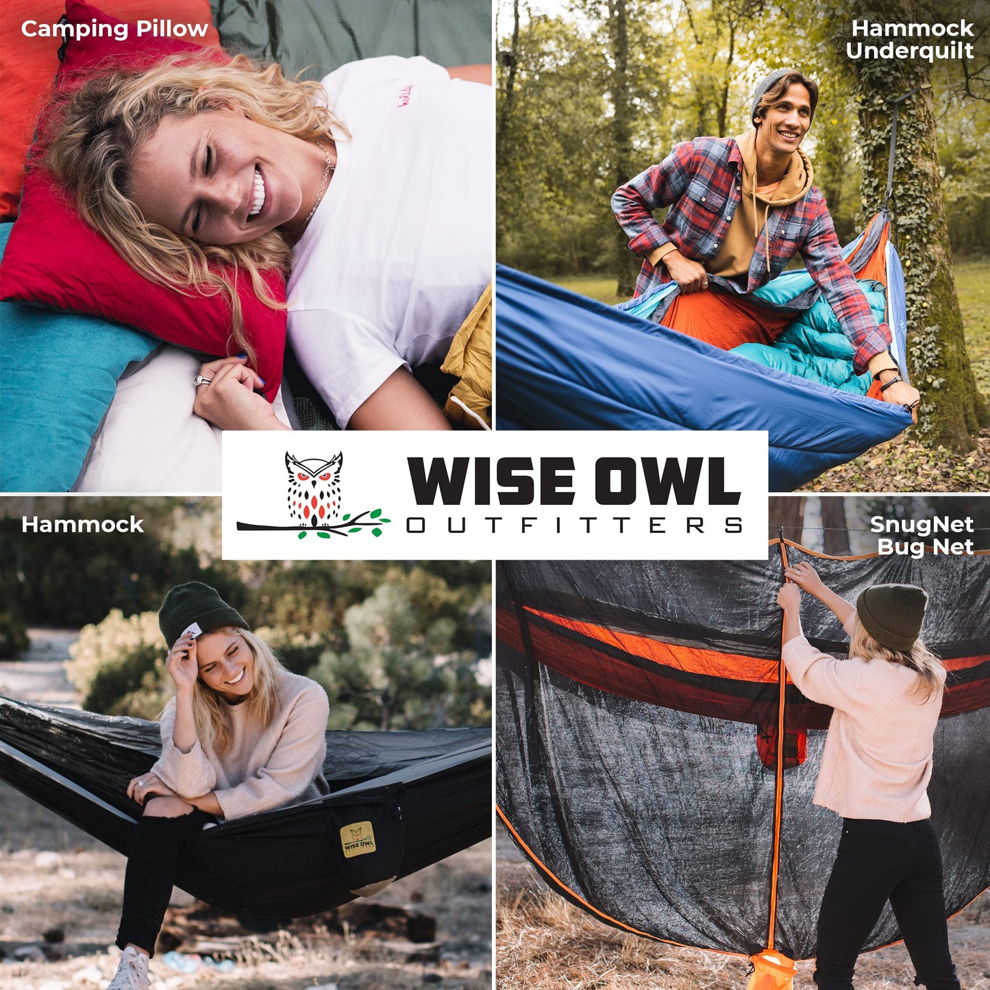 Wise Owl Outfitters Hammock for Camping Single Hammocks Gear for The Outdoors Backpacking Survival