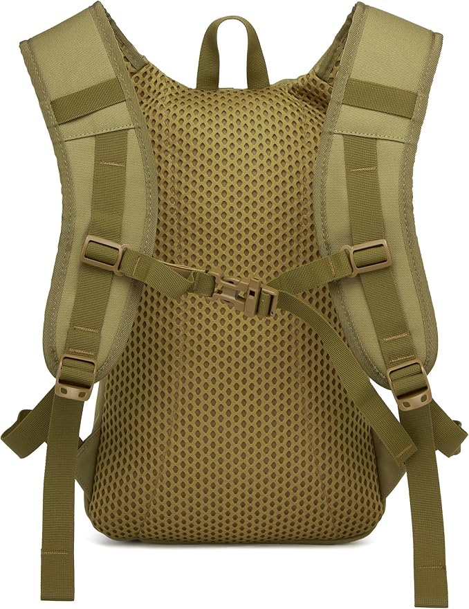 wotony Hydration Backpack with Water Bladder for Hiking Tactical Hydration Pack for Men Women Molle Water Backpack for Hiking