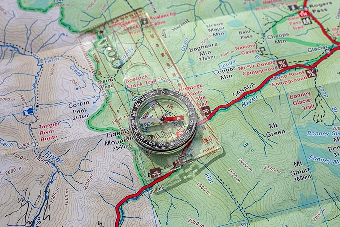 Coghlan’s Outdoor Compasses – Lightweight, Durable Navigation Tools for Hiking, Camping, Orienteering & Survival with Map, Wrist, Lensatic, LED, and Carabiner Options
