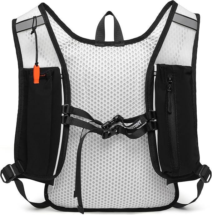 Wotony Lightweight Hydration Backpack with 2LOR 3LWater Bladder for Cycling Hiking Rave - Water Daypack for Men Women
