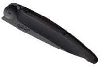 Deejo Ultra Lightweight Folding Pocket Knife with Belt Clip - Ebony Version 1.3 oz - Fine, Sharp Blade - Black Titanium Coating Stainless Steel - Elegant and Modern Design