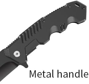 Tactical Folding Knife, 4.3 Inch, EDC Outdoor Camping, Security Lock, Pocket Clip (1)
