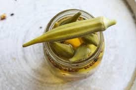 Cajun Chef Hot Pickled Okra 12oz (Pack of 1) - Great in Bloody Mary's - Versatile Garnish for Sandwiches, Salads, Martini's, Cheese Boards, and More (Hot Pickled Okra 12oz)