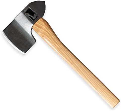 King of Diamonds Throwing Axe: World Axe Throwing League Premium Competition Throwing Axe, WATL Throwing Hatchet with Round Hickory Wooden Handle (Round Handle)