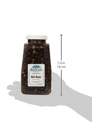 Harmony House Foods TRUE Dehydrated Red Beans - Easy Cook (16 oz, Quart Size Jar)