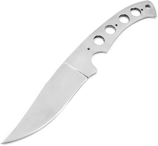 Zaby Knives-7284 Custom Handmade D2 Steel Hunting Knife Blank Blade, 9'' Skinning Knife Blank Blade For knife making, Gray (7284 Blank blade)