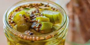 Cajun Chef Mild Pickled Okra 12oz (Pack of 1) - Great in Bloody Mary's - Versatile Garnish for Sandwiches, Salads, Martini's, Cheese Boards, and More (Mild Pickled Okra 12oz)