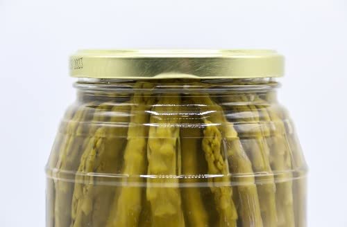Ely Farms | Pickled Asparagus | Gourmet Crunchy Spears | Family Recipe | Zesty Dill and Garlic Flavor | Delicious Appetizer or Bloody Mary Garnish | Made in Nebraska USA | 32 oz Jar | 1-Pack