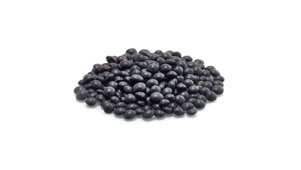 Yupik Organic Black Beluga Lentils, 2.2 lb (35.3 oz), Non-GMO, Vegan, Gluten-Free, Kosher, Raw, Sugar-Free - Rich in Protein, Fiber & Iron, Perfect for Soups & Salads