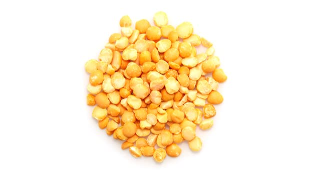 Yupik Organic Yellow Split Peas, 2.2 lb (35.2 oz), USDA Certified, Non-GMO, Vegan, Gluten-Free, Hearty & Sweet Flavour, Excellent Source of Protein & Fiber, Perfect for Soups, Stews & Salads