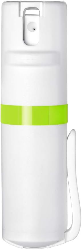 POM Pepper Spray Pocket Clip, Quick Flip Top Safety, Maximum Strength OC Formula with UV Marking